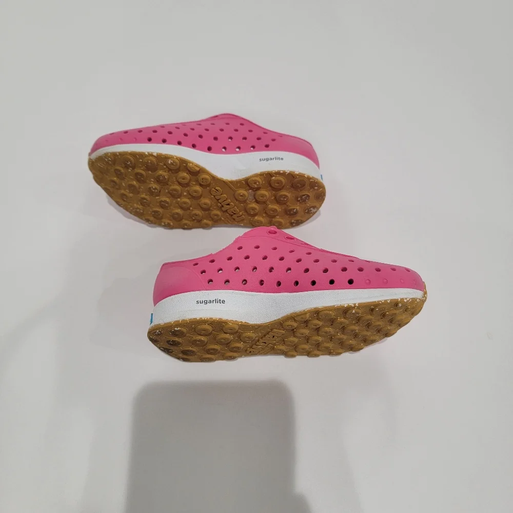 Native Pink Water Shoes with Ventilation and Slip-On Design